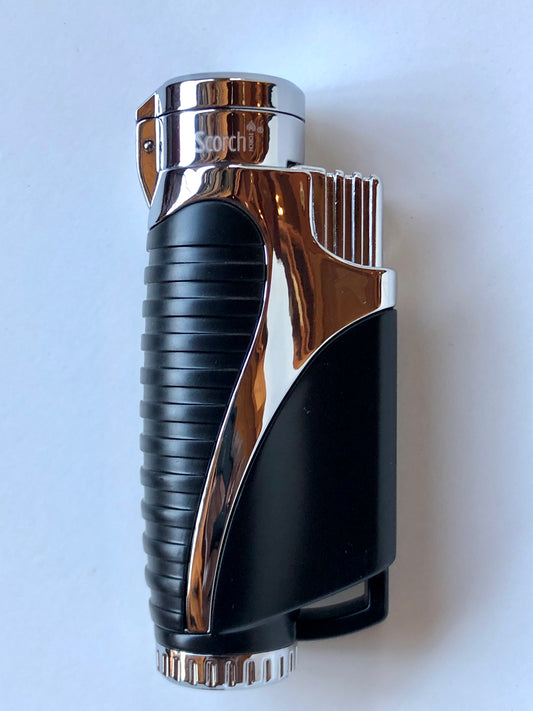 Black and gold torch lighter
