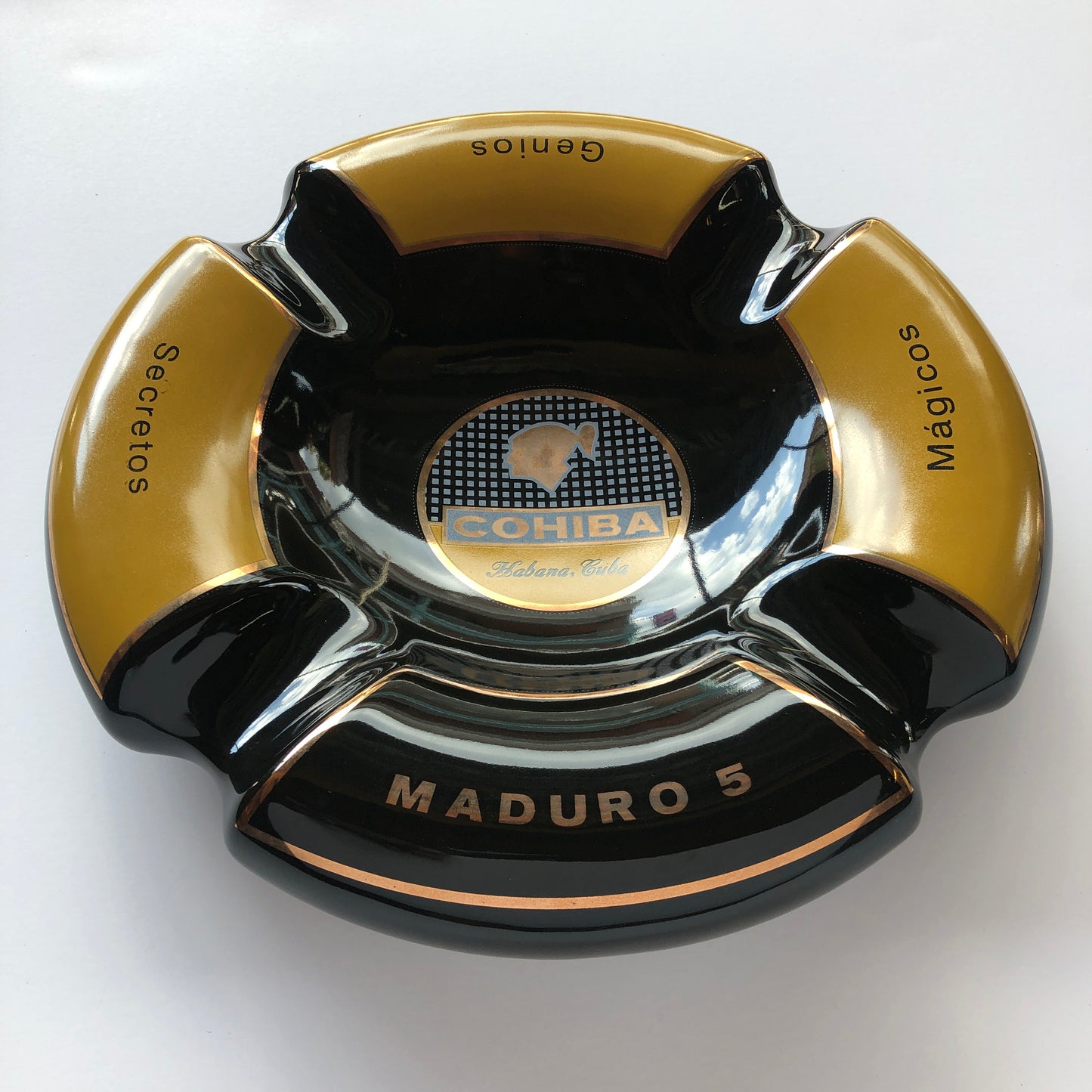 Cohiba Maduro 5 Cigar Ashtray - Black